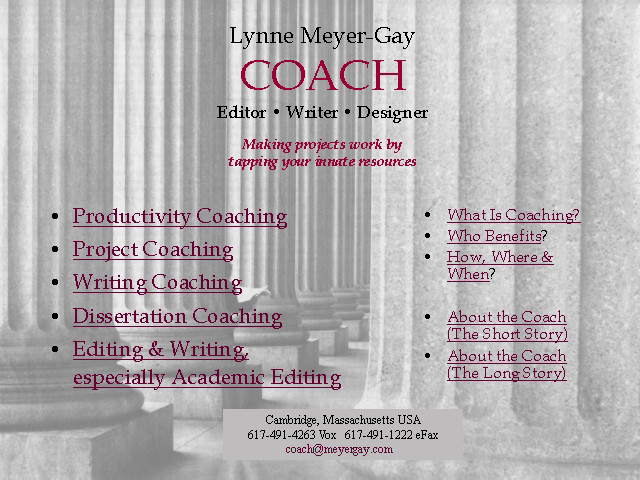 Lynne Meyer-Gay: Coach